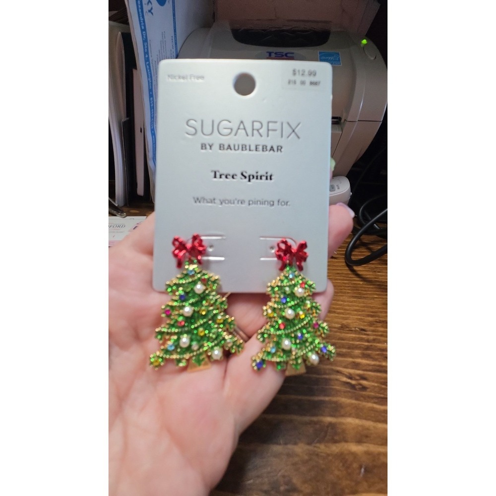 SugarFix by BaubleBar tree earrings